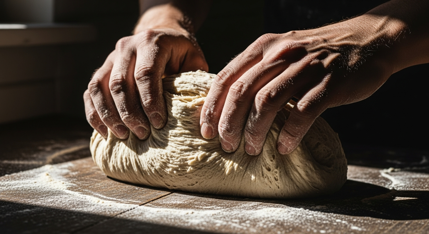 Hands in soil